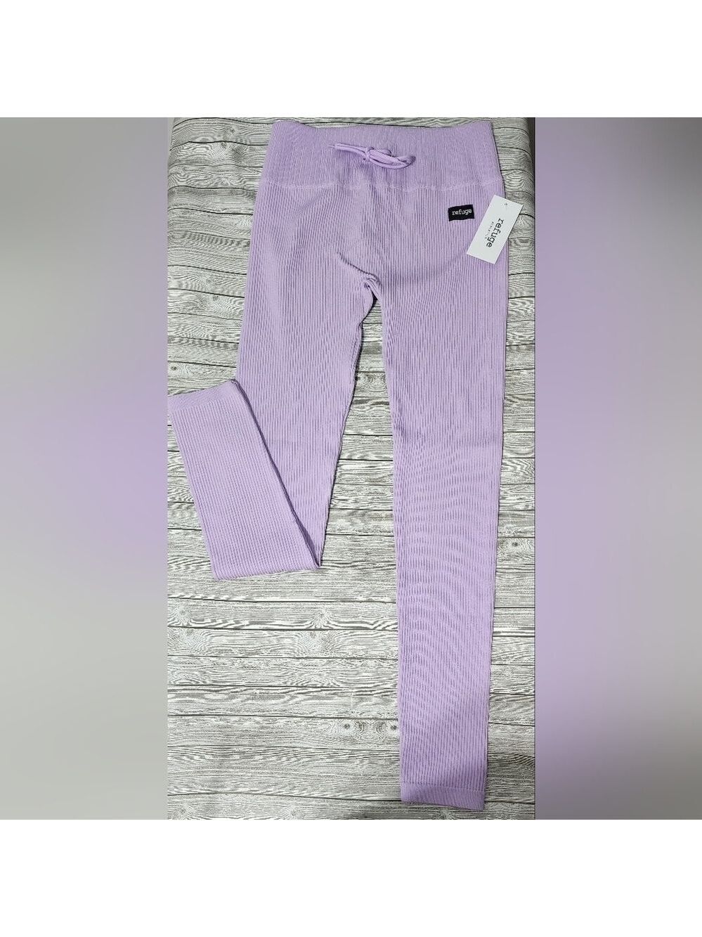 Refuge Women's Ribbed Loungewear Leggings Medium And Large - New With Tags